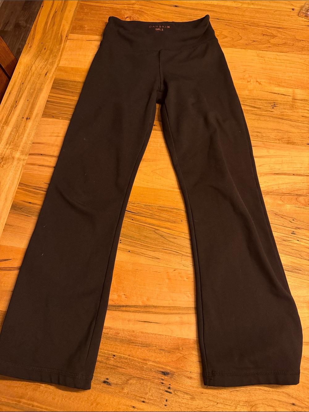 Danskin Black Girls' Performance Leggings - Picture 2 of 3